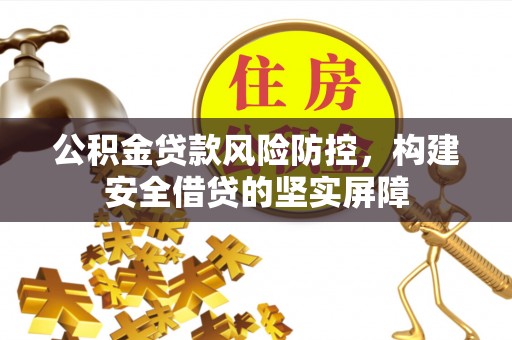 郁南公积金贷款风险防控，构建安全借贷的坚实屏障