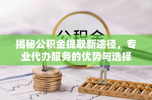 郁南揭秘公积金提取新途径，专业代办服务的优势与选择