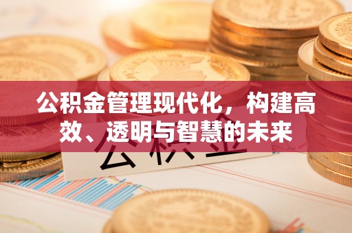 郁南公积金管理现代化，构建高效、透明与智慧的未来