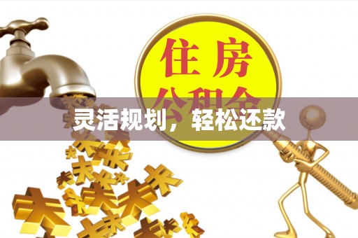 郁南灵活规划，轻松还款