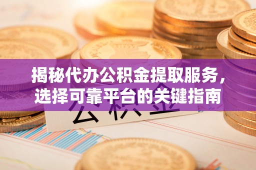 郁南揭秘代办公积金提取服务，选择可靠平台的关键指南