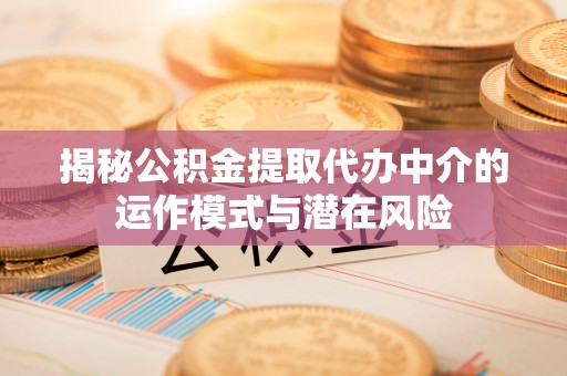 郁南揭秘公积金提取代办中介的运作模式与潜在风险