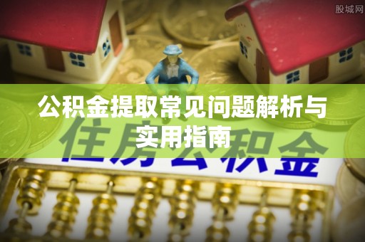 郁南公积金提取常见问题解析与实用指南
