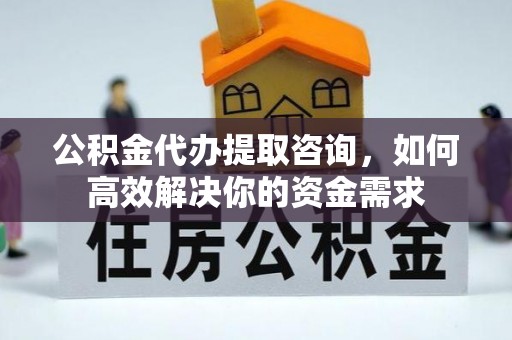 郁南公积金代办提取咨询，如何高效解决你的资金需求
