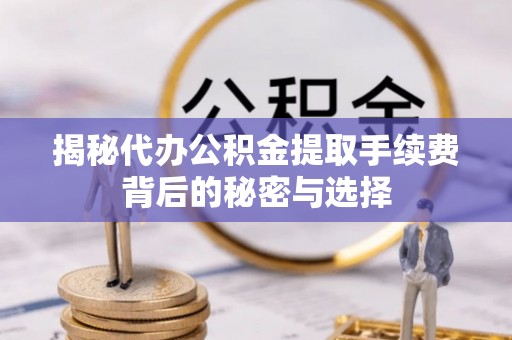郁南揭秘代办公积金提取手续费背后的秘密与选择