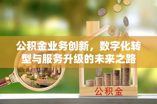 郁南公积金业务创新，数字化转型与服务升级的未来之路