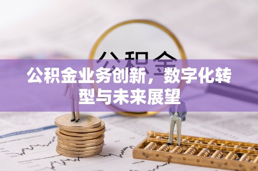 郁南公积金业务创新，数字化转型与未来展望