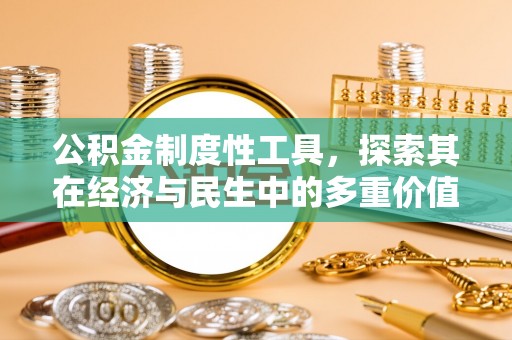 郁南公积金制度性工具，探索其在经济与民生中的多重价值