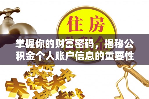 郁南掌握你的财富密码，揭秘公积金个人账户信息的重要性