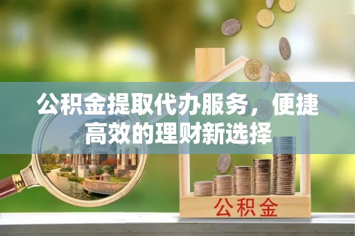 郁南公积金提取代办服务，便捷高效的理财新选择