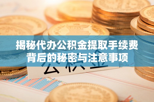 郁南揭秘代办公积金提取手续费背后的秘密与注意事项