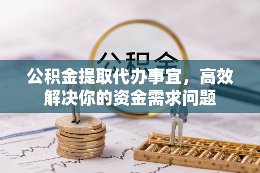 郁南公积金提取代办事宜，高效解决你的资金需求问题