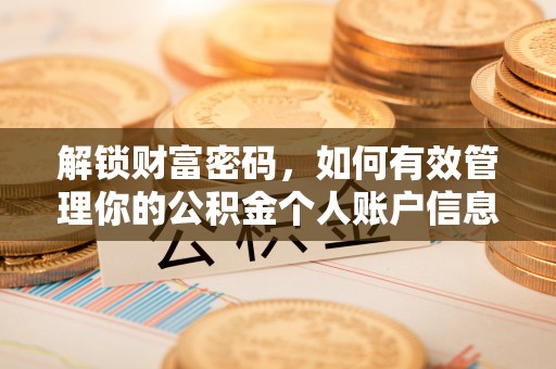 郁南解锁财富密码，如何有效管理你的公积金个人账户信息