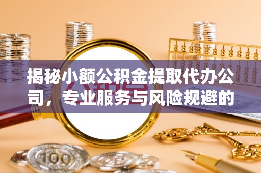 郁南揭秘小额公积金提取代办公司，专业服务与风险规避的平衡艺术