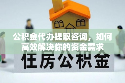 郁南公积金代办提取咨询，如何高效解决你的资金需求