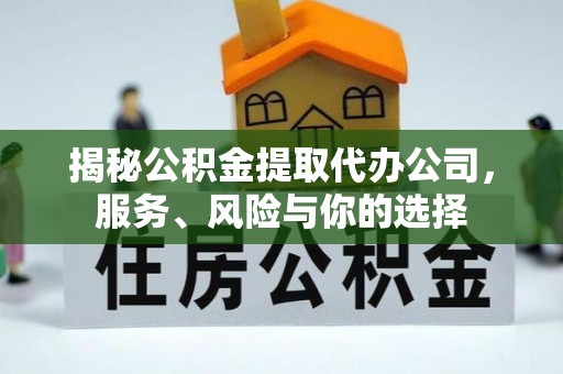 郁南揭秘公积金提取代办公司，服务、风险与你的选择
