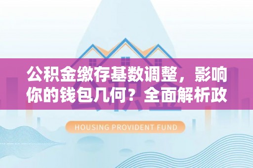 郁南公积金缴存基数调整，影响你的钱包几何？全面解析政策与实际收益