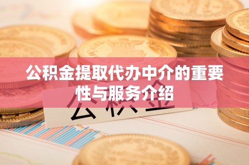 郁南公积金提取代办中介的重要性与服务介绍