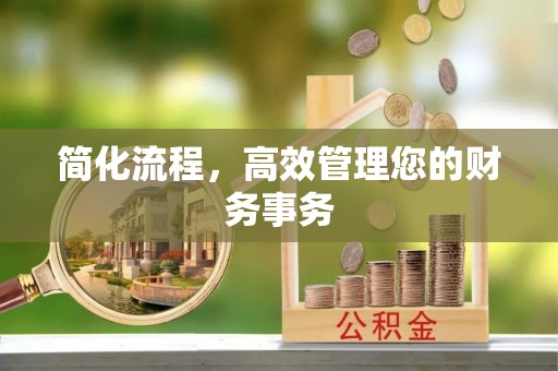 郁南简化流程，高效管理您的财务事务